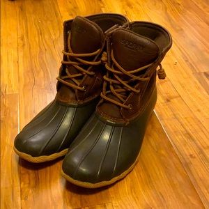 Brown Sperry Boots